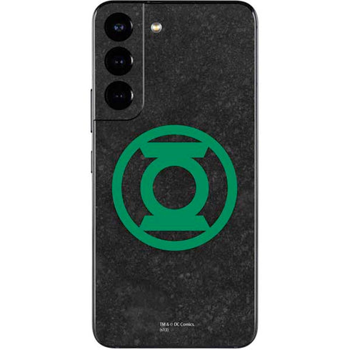 DC Comics Green Lantern Logo Black Background Galaxy S22 Skin